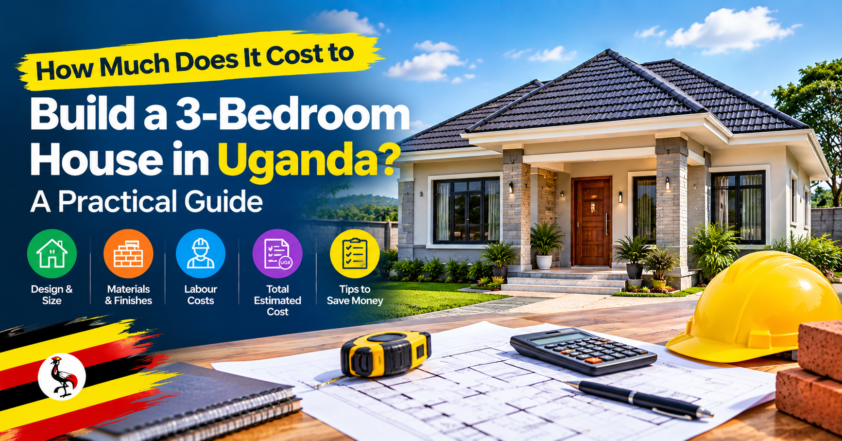 A Practical Guide and Cost to Build a 3-Bedroom House in Uganda.