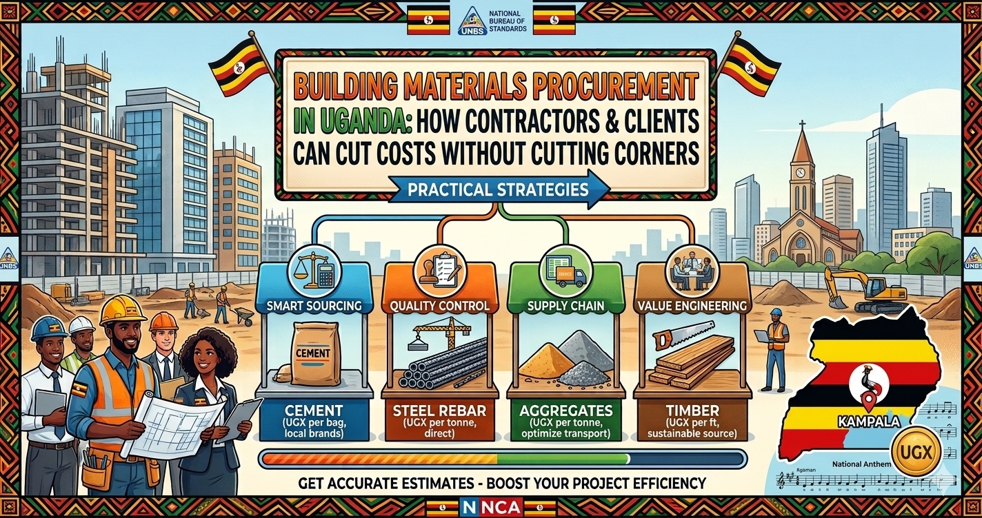 Building Materials Procurement in Uganda: How Contractors and Clients Can Cut Costs Without Cutting Corners