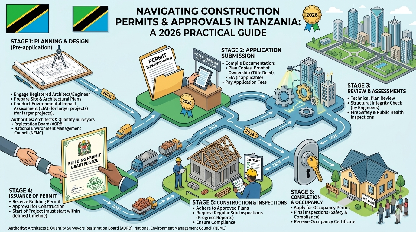 Navigating Construction Permits and Approvals in Tanzania: A 2026 Practical Guide