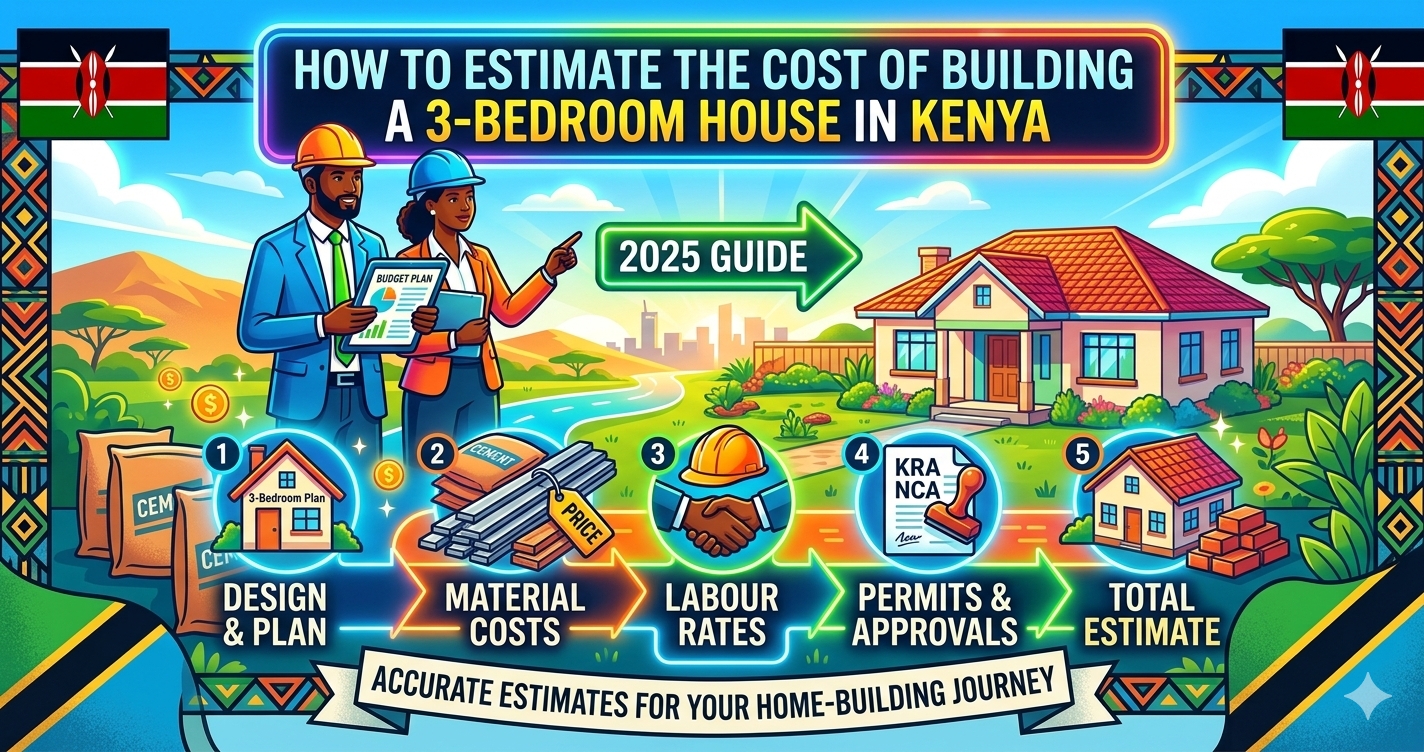 How to Estimate the Cost of Building a 3-Bedroom House in Kenya