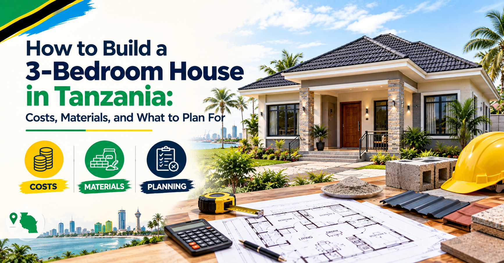 How to Build a 3-Bedroom House in Tanzania: Costs, Materials, and What to Plan For