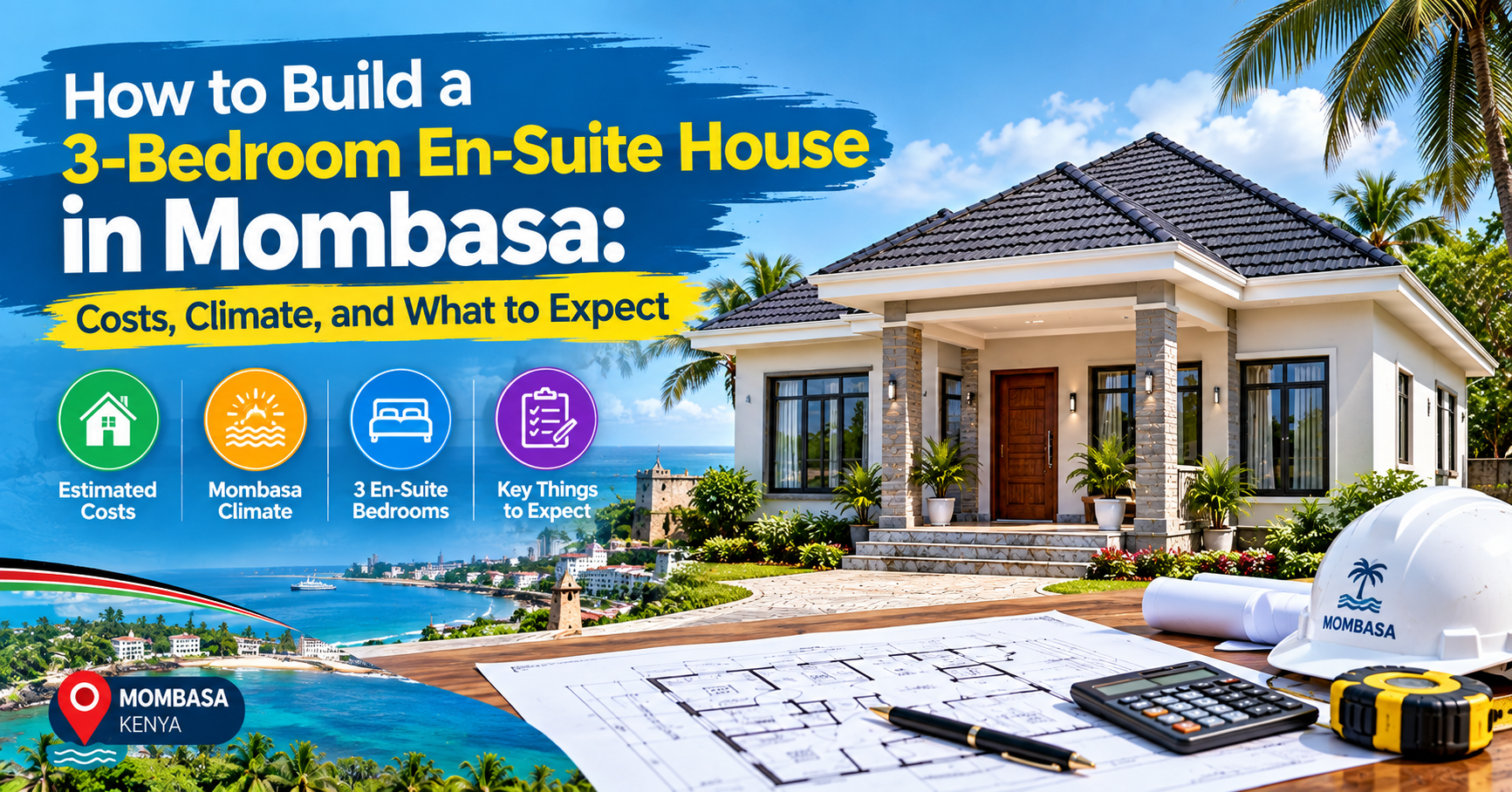 How to Build a 3-Bedroom En-Suite House in Mombasa: Costs, Climate, and What to Expect